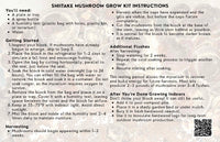 Shiitake Mushroom Grow Kit